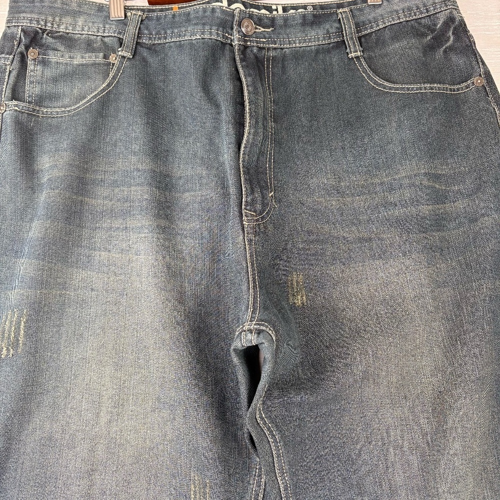 Akademiks Wide Leg Jeans size 42x32. - Picture 4 of 13
